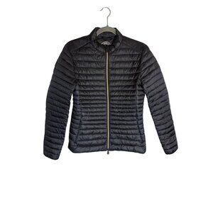 Save The Duck Women's Black Ultra Light Puffer Jacket-sz Small